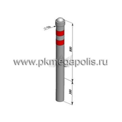 купить столбик парковочный бетонируемый АБ-76/1080 в Комсомольске-на-Амуре