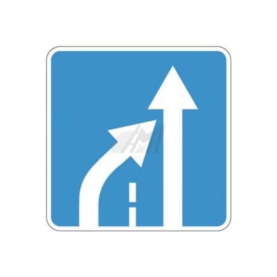 купить дорожный знак 5.15.5д, 5.15.6д Конец полосы в Комсомольске-на-Амуре